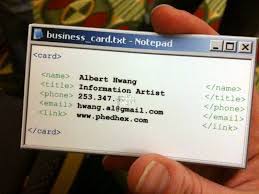 We've seen a lot of clever and creative examples of business cards before, but this one is a treat. Best Creative Tech Business Cards