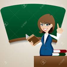 Most of clipart with transparency, scaling to any size you want. Illustration Of Cartoon Cute Teacher Teaching At Blackboard Royalty Free Cliparts Vectors And Stock Illustration Image 28079082