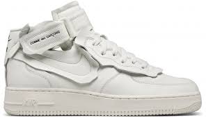 Nike air force 1 mid 'tuskegee' airmen military pilots black history month sz 10top rated seller. Nike Air Force 1 Mid Comme Des Garcons White Dc3601 100