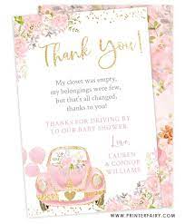 There are 3855 baby shower thank you cards with photo for sale on etsy, and they cost $9.27 on average. Drive By Baby Shower Parade Thank You Card Printerfairy