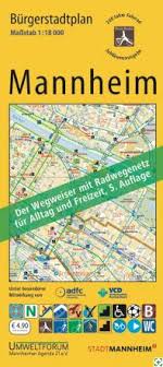 Burgerstadtplan Mannheim 1 18 000 Adfc Bw