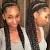 Black Hair 4 French Braids