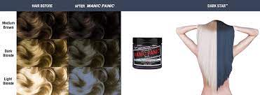 Dark Star Classic High Voltage Grey Hair Dye Permanent Hair Dye Manic Panic Hair Color