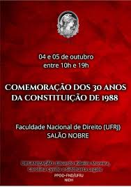 Comemoração dos 30 anos de Constituição – NIDH