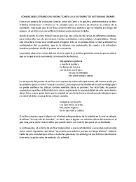 Maybe you would like to learn more about one of these? Comentario Literario Del Poema Canto A La Guitarra De Victoriano Cremer Poesia