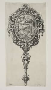 Voilà exactement la deco design votre miroir est visible sur catalogue dans votre magasin de meubles promo. 16th Century Etienne Delaune Design Of A Mirror With Medea Rejuvenating Aeson 1561