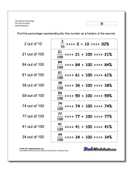 Free Math Worksheets For Percentages Problems Percentages Math Free Math Worksheets Free Printable Math Worksheets
