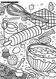 Optimimm Free Coloring Web Page About Baking Free Coloring For Baking Pages Lovesmag Com In 2020 Food Coloring Pages Abstract Coloring Pages Coloring Pages