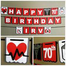 Simple Birthday Wishes For Medical Students Doctor Banner Nurse Banner Paramedics Banner Medical Student Banner Healthcare Banner Check Out This Item In My Etsy Doctor Party Nurse Party Medical Party