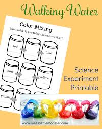 Rainbow Walking Water Science Experiment Water Science Experiments Science Experiments For Preschoolers Water Experiments