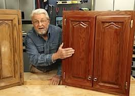 I accidentally painted over file cabinets without sanding or deglossing and it is not passing the scratch the paint test. How To Refinish Kitchen Cabinets Without Stripping Ron Hazelton