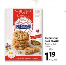 Offre Preparation Pour Cookies Chez Lidl