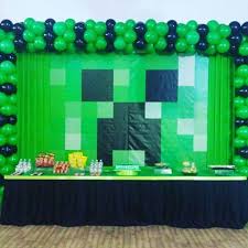 6 globos animales metálico gigante cumpleaños cotillón niños. Resultado De Imagen Para Decoracion Minecraft Cumpleanos Minecraft Birthday Party Minecraft Birthday Happy Birthday