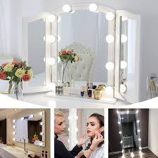 Check spelling or type a new query. Hollywood Style Led Vanity Mirror Lights Kit With 10 Dimmable Light Bu Admiredgo