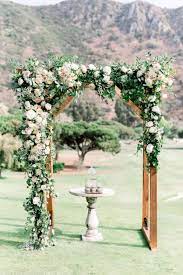 Wedding Arch At The Ranch Laguna Beach Wedding Arch Wedding Arch Rustic Wood Wedding Arches