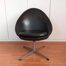 Shop for swivel chairs living room at bed bath & beyond. Mid Century Danish Swivel Egg Chair Kanari Denmark Chair Scandinavian Design Black Office Egg Chair Living Room Chair 70s Retro Taste
