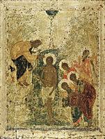 It is based on an earlier icon known as the hospitality of abraham (illustrating genesis 18). Andrei Rublev Wikipedia