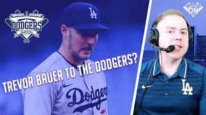 Trevor bauer, dominating on the mound, sometimes polarizing off it, was introduced by the dodgers in an. Should The Dodgers Sign Trevor Bauer Early Look At 2021 Starting Rotation Youtube