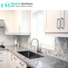The most popular quartz countertop colors in 2021 updated!! calcatta verona quartz with grey & white cabinetry. China Crystal Gray Quartz Countertops With White Veins China Quartz Countertops With Veins Crystal Gray Quartz Countertop