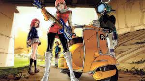 #flcl #mamimi flcl #flcl fooly cooly #fooly cooly #furi kuri #canti #atomsk #haruko haruhara #naota nandaba #mamimi samejima #fire #robot #anime #long gif post so here's that throwback to nostalgia and a brief glimpse at what 90s character design gave us as a burgeoning cult fave. Flcl 2000 Directed By Kazuya Tsurumaki Reviews Film Cast Letterboxd