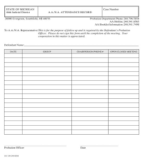 My imagination, with the help of television and movies, painted a picture in my mind of what an aa meeting would be like. Free 6 Proof Of Aa Attendance Forms In Pdf