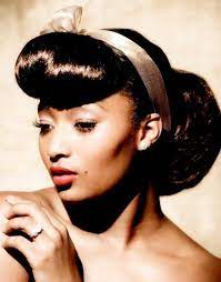 1950s Style African American Hairstyles Retro Hairstyles Vintage Hairstyles