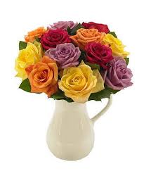 Check spelling or type a new query. Classic Multi Colored Roses In A Pitcher At From You Flowers