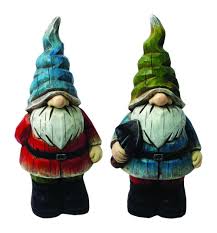 Find images of garden gnome. Arlmont Co Frazier 2 Piece Garden Gnome Statue Set Wayfair