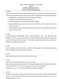 Maybe you would like to learn more about one of these? Latihan 3 Setelah Uts Statistika Ekonomi Dan Bisnis
