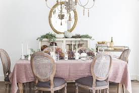 This room really makes me feel at peace and take a deep breath. French Country Fall Dining Room So Much Better With Age