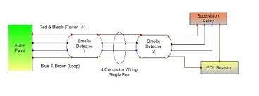 Wireless/wired gsm smoke detector with relay output and battery power, portable fire alarm smoke. Connecting 4 Wire Smoke Detectors