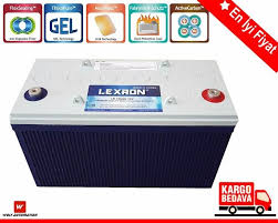 Lexron 12v 100ah Deep Cycle Jel Aku Wolf Otomasyon N11 Com Martini Transpalet Wolf