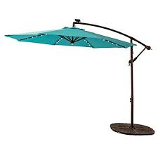 C Hopetree 10 Feet Led Offset Outdoor Cantilever Umbrella Https Www Amazon Com Dp B079jyqk2x Ref Cm Sw R P Solar Lights Hanging Lights Cantilever Umbrella