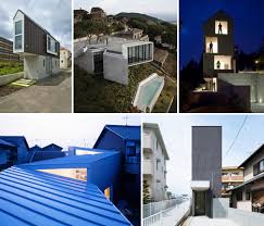 Because buildings on triangular lots tend to include dead space in the acutely angled corners, the three corners in this house are used as exterior voids, said the architects. No Lot Too Challenging 13 Ingenious Odd Shaped Houses Urbanist