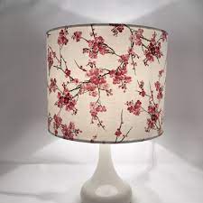A soft peach glow surrounds her show and blesses us with beauty both high and low. Made To Order Drum Or Empire Lampshade Japanese Cherry Blossom Sakura Fabric Lamp Shades Lamps Lighting Ceiling Fans
