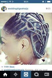 West African Threaded Hairstyle African Hairstyles Hair Threading Hair Styles