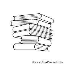 Buecher Clipart Schwarz Weiss Clipart Bucher Ausmalbilder Gratis