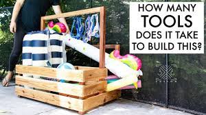 Instead, build a towel rack from pvc pipe. Building A Pool Toy Organizer How Many Tools Do You Think It Takes To Build It Youtube