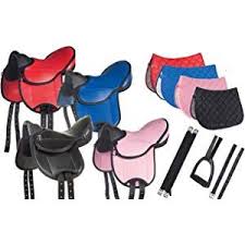 German Riding Shettysattel Set Little Pony Holzpferd Pferde Sattel Pferdesattel