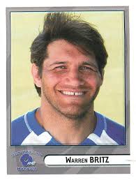 PANINI RUGBY 2008 MONTPELLIER HERAULT WARREN BRITZ