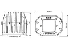 A led flush mount light is used when you don't want a led light pod to extend from your vehicle. D Series Pro Flush Mount Led Lights Rpg Offroad