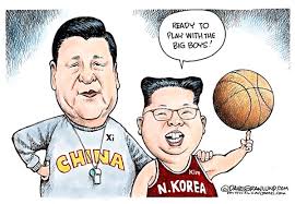 Kim jong un was shipped to switzerland around age 12 in 1996 during the devastating north korean famine that killed up to 3 million people. Kim Jong Un Gets A Pep Talk In China Political Cartoons Pasadena Star News