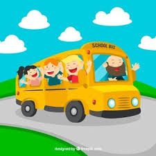 Autobus Escolar Con Ninos Con Estilo De Dibujos Animados Cartoon School Bus Cartoon Boy Baby Cartoon