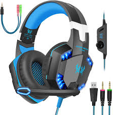 Just one more game,gamer poster,playstation art,video game print,printable wall art,joystick,gamepad buttons,boy room,man cave,playroom,kids. Amazon Com Gaming Headset With Mic For Pc Ps4 Xbox One Over Ear Headphones With Volume Control Led Light Cool Style Stereo Noise Reduction For Laptops Smartphone Computer Black Blue Computers Accessories