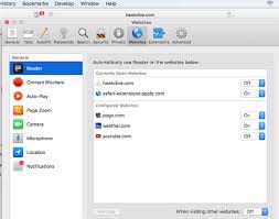New Features With Safari In Macos High Sierra History Bookmarks Safari Sierra