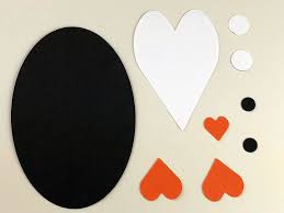 These are really easy to make! How To Make An Adorable Heart Penguin Craft