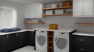 Designed by devol kitchens, the hanging drying racks keep things out of the way. Turn Ikea Cabinetry Into Your Ideal Laundry Space