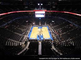Chesapeake Energy Arena View From Upper Level 301 Vivid Seats