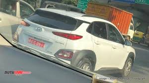 Hyundai has unveiled the kona electric subcompact suv ahead of its geneva motor show debut. Hyundai Kona Electric Suv Spied On Test In India For The First Time Launch In 2019