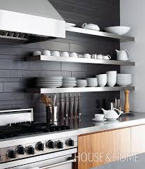 Plus, there is an adjustable shelf with 3 heights available in the cabinet to fit items of different sizes.not only for bathroomsthis storage cabinet can also be placed in the kitchen to store spices, glasses, and bowls; 30 Kitchens That Dare To Bare All With Open Shelves Open Kitchen Shelves Kitchen Backsplash Trends Kitchen Tiles